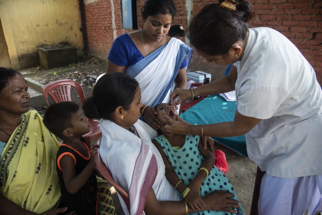 Polio Vaccination Campaign In India