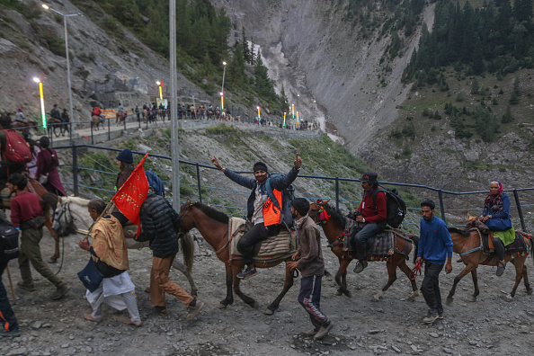 Annual Amarnath Yatra Pilgrimage In Indian Kashmir