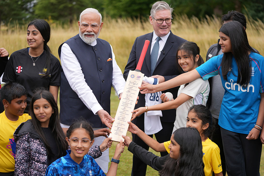 UK Prime Minister Starmer Hosts India's Prime Minister Modi At Chequers