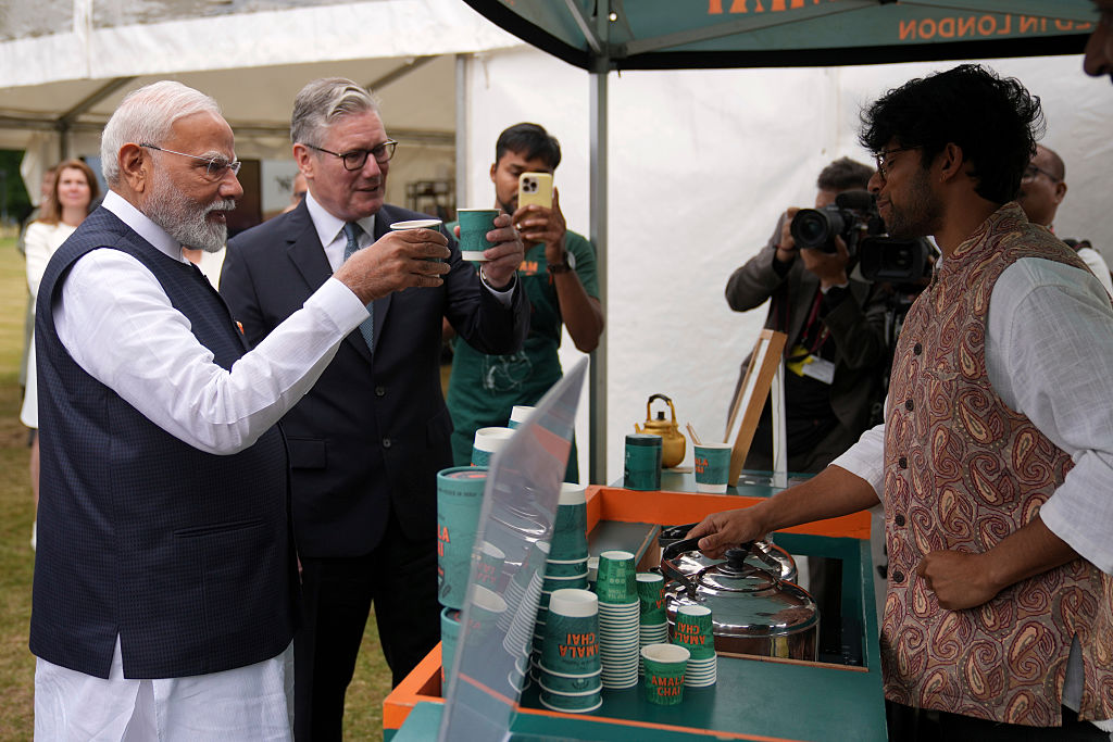 UK Prime Minister Starmer Hosts India's Prime Minister Modi At Chequers