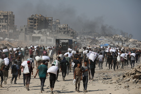 Trump says many are starving in Gaza, vows to set up food centres