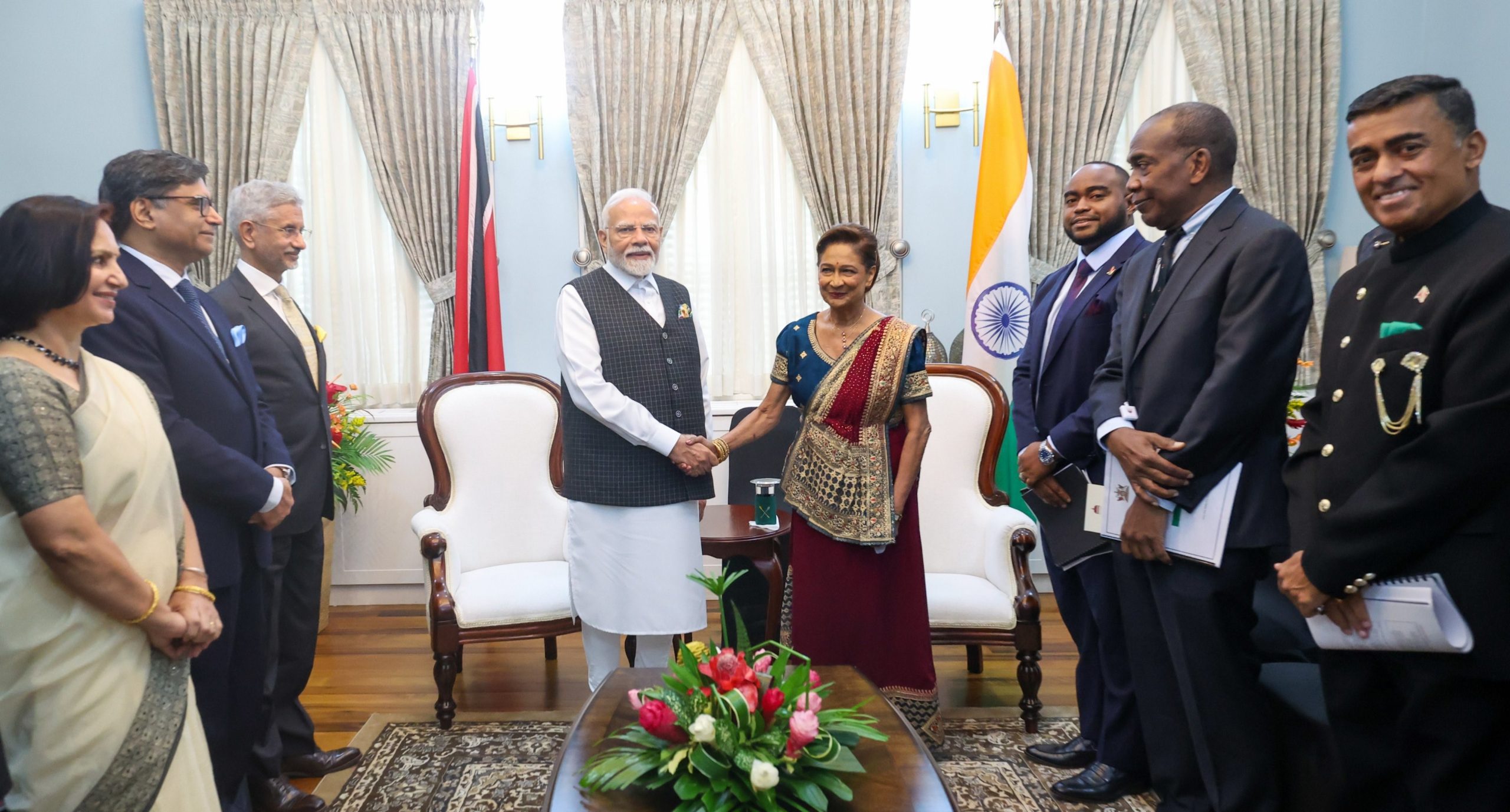 PM Modi holds delegation-level talks with Trinidad & Tobago PM, inks key bilateral pacts