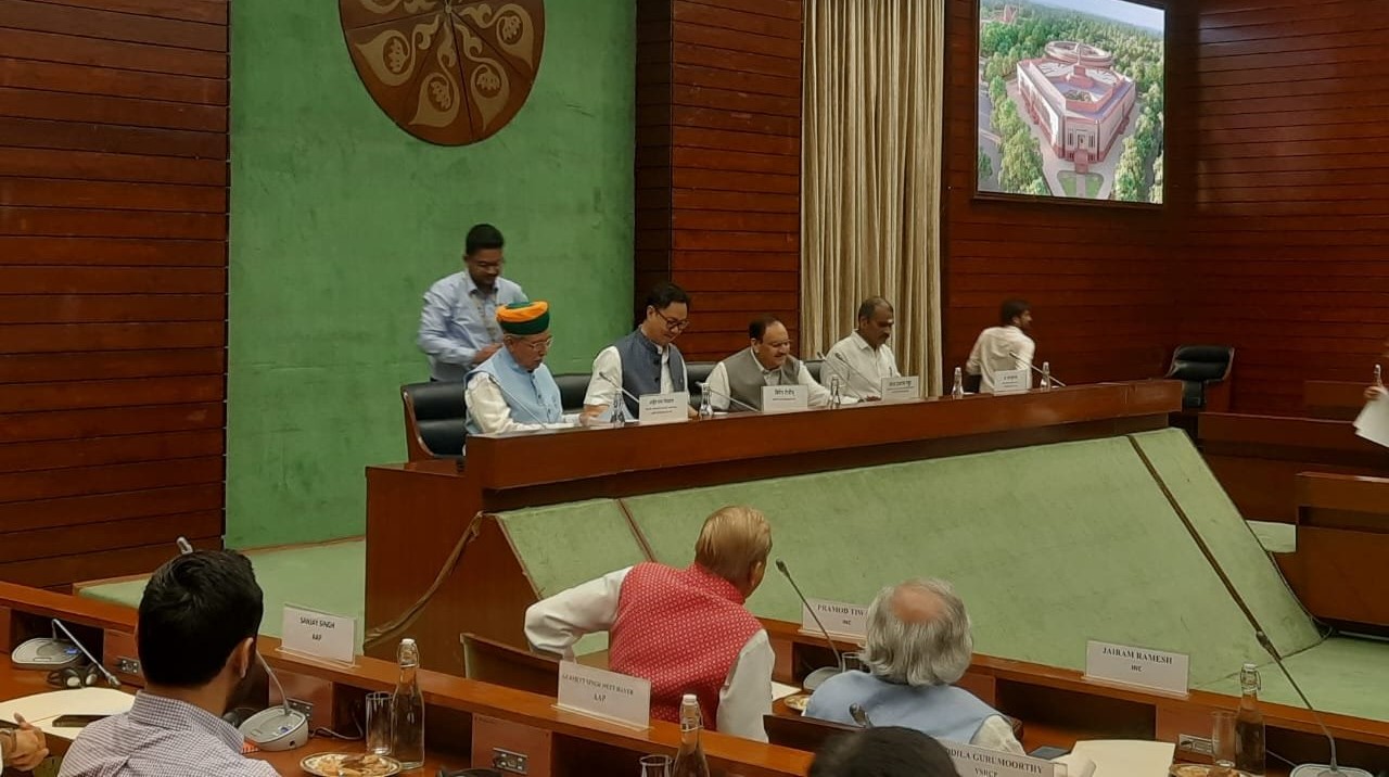 Centre holds all-party meet ahead of Monsoon Session
