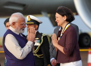 PM Modi arrives in London, begins two-day UK visit