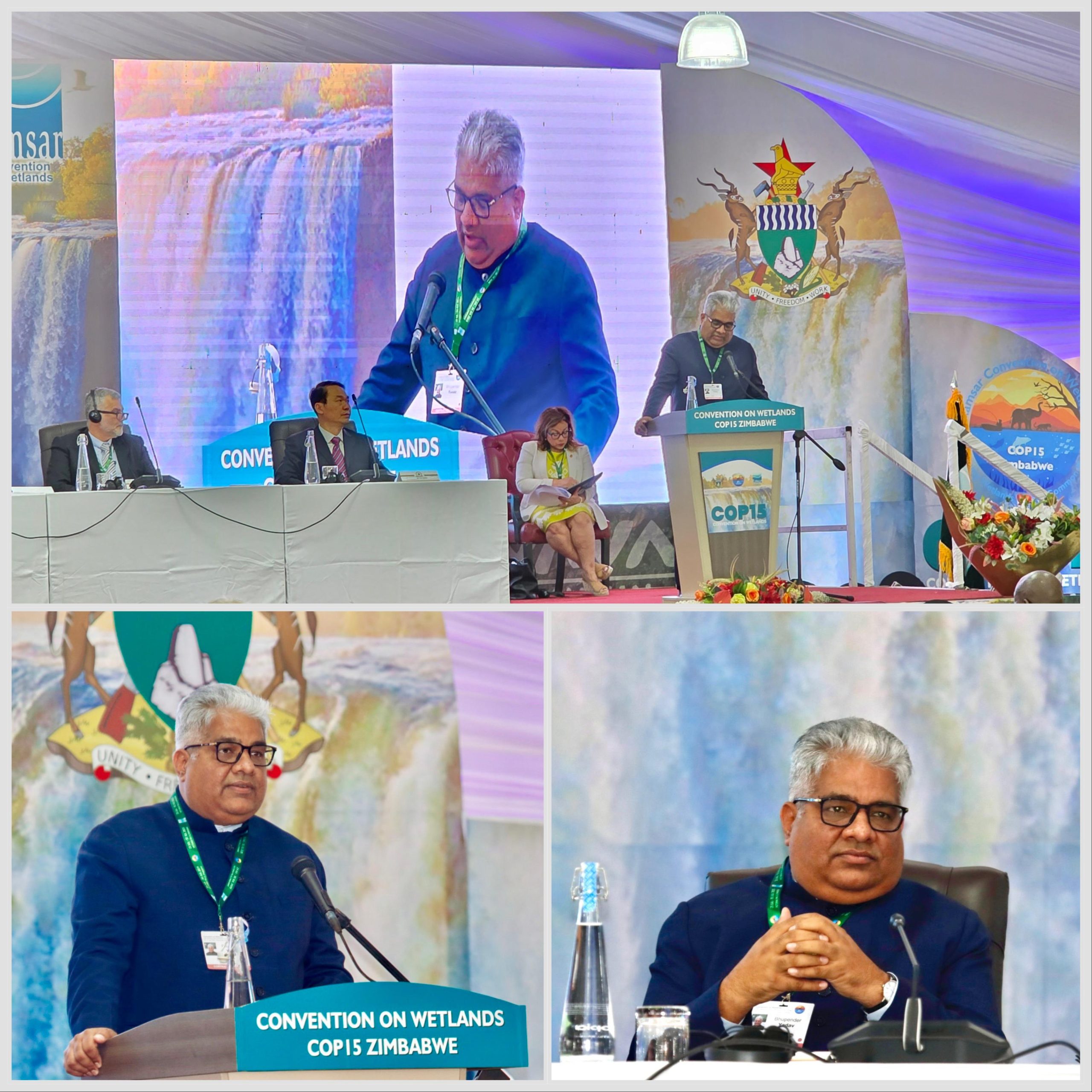 India showcases global leadership in wetlands conservation at Ramsar COP15 in Zimbabwe
