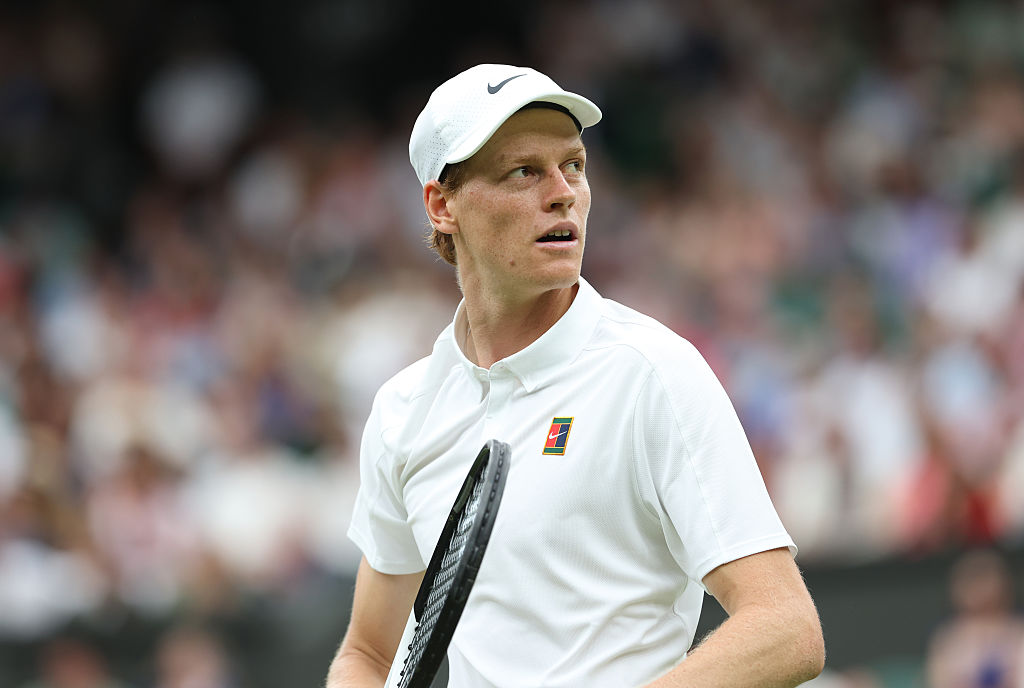 Sinner gets out of jail to reach last eight as Dimitrov retires at Wimbledon