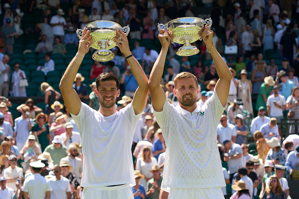 Britain’s Cash and Glasspool win Wimbledon men’s doubles title