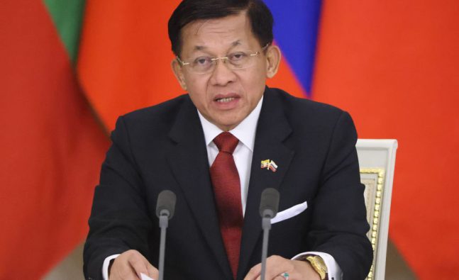 Myanmar junta chief admits election won’t be nationwide, as war continues