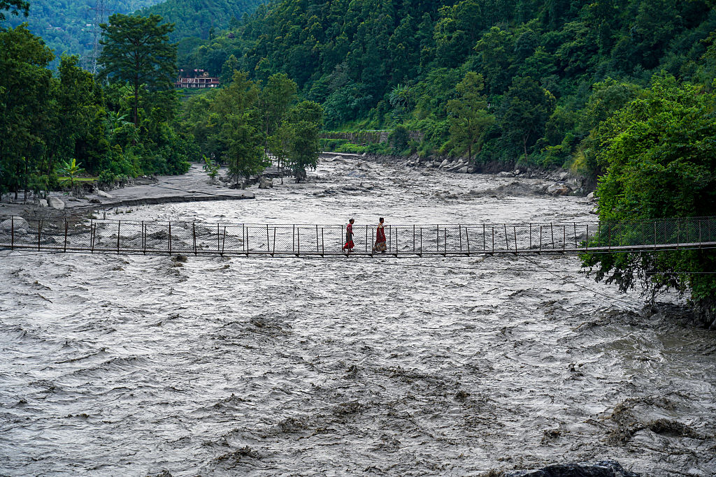 Tibetan glacial lake drainage triggered deadly flood in Nepal, climate body says