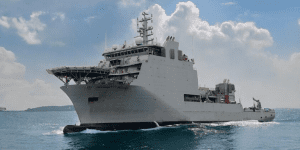 INS Nistar, India's first indigenous diving support vessel, commissioned in Visakhapatnam