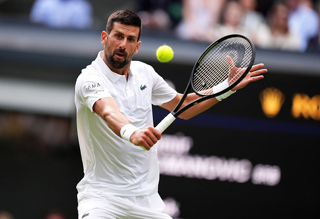 Wimbledon: Djokovic hits century to lead veterans into last 16, Krejcikova crashes