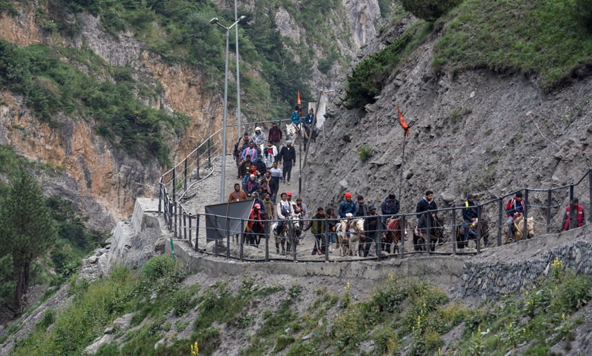 Amarnath Yatra: Over 2.20 lakh devotees have darshan in 12 days