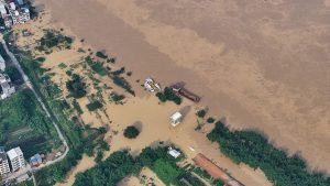 Rivers in southwest China breach warning levels, with thousands evacuated