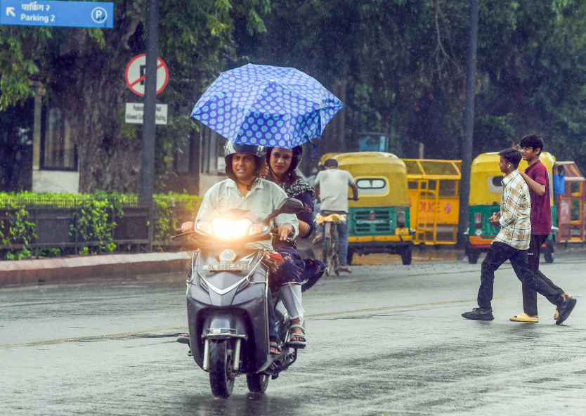Rain batters Delhi, Air India cautions flyers; IMD flags intense rainfall across the country