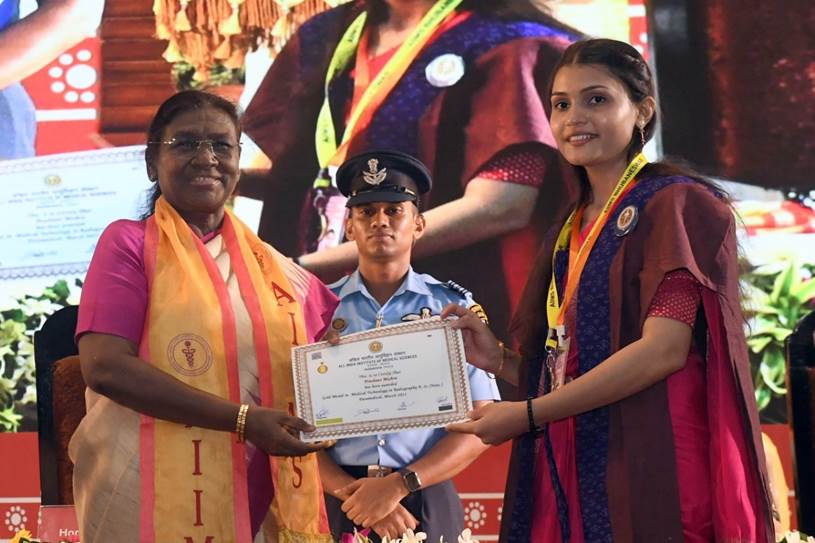 President Droupadi Murmu addresses 5th annual convocation of AIIMS Bhubaneswar