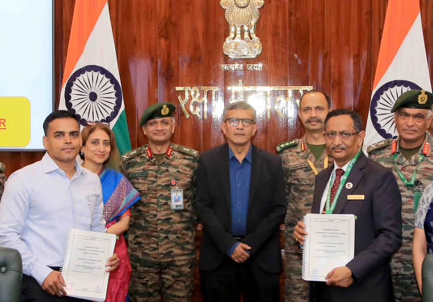 MoD signs Rs 2,000 crore deal with BEL for advanced air defence radars for Indian Army