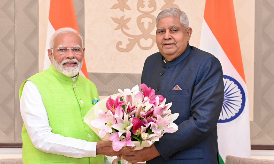 PM Modi wishes good health to Jagdeep Dhankhar