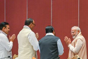 PM Modi, top BJP leaders attend NDA Parliamentary meeting