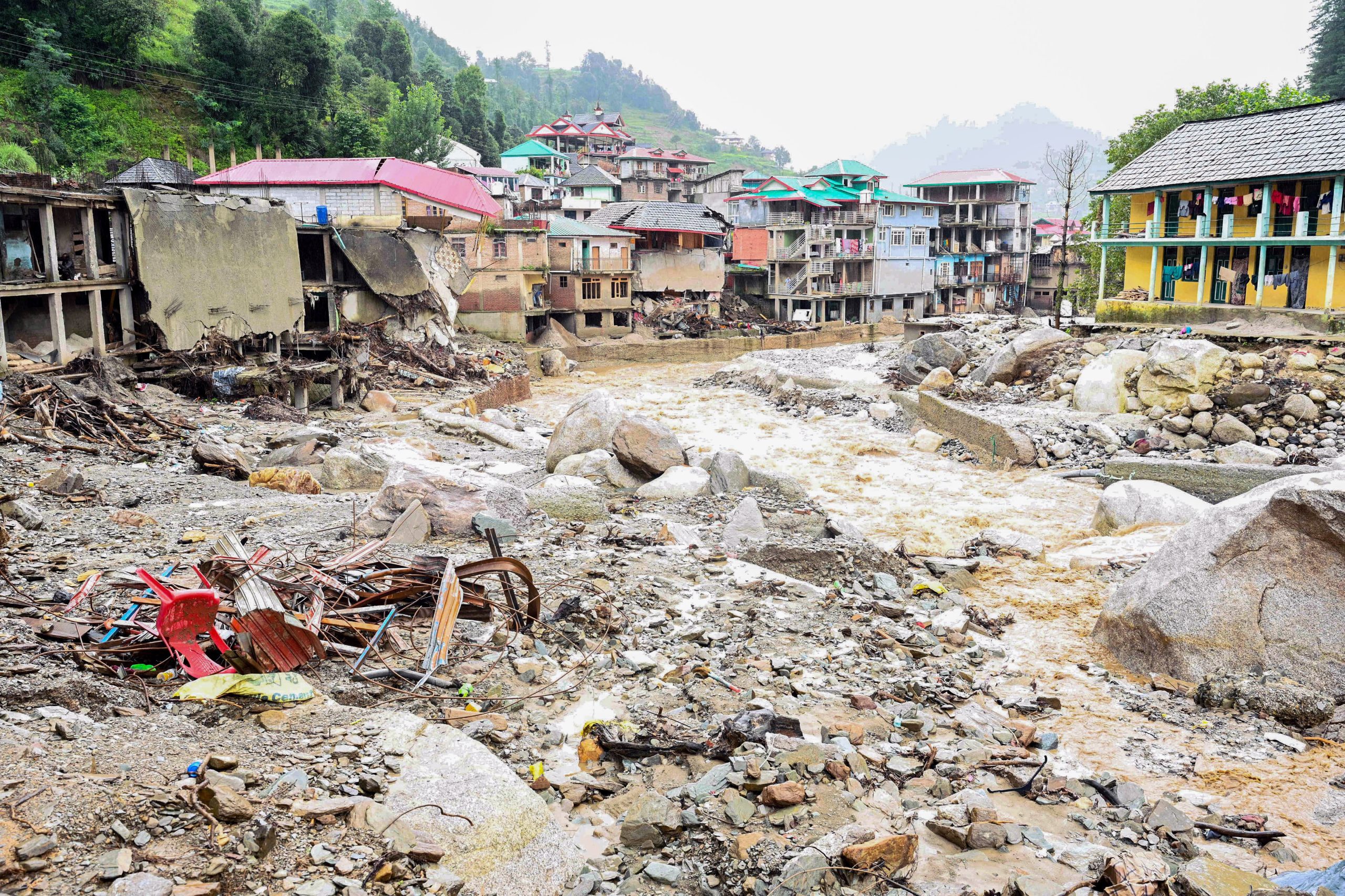 Heavy rains lash Himachal; schools shut, highways blocked