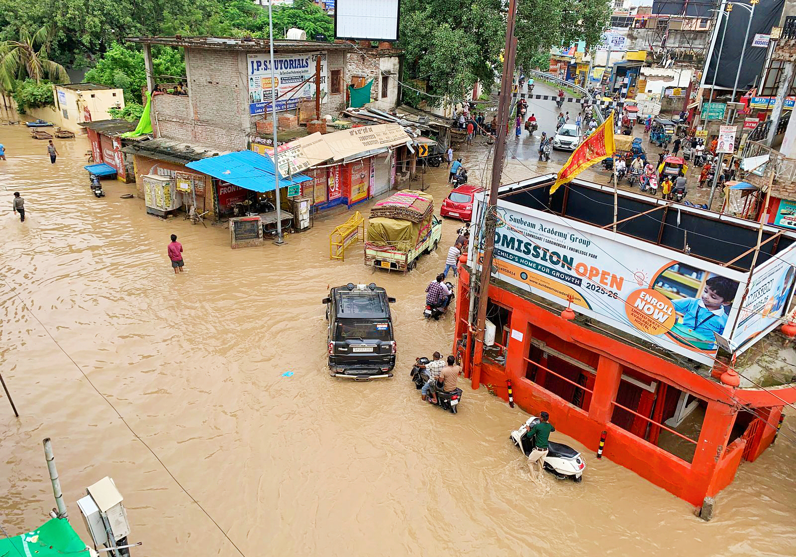 Ganga water level rises in Varanasi; schools shut, relief operations intensify