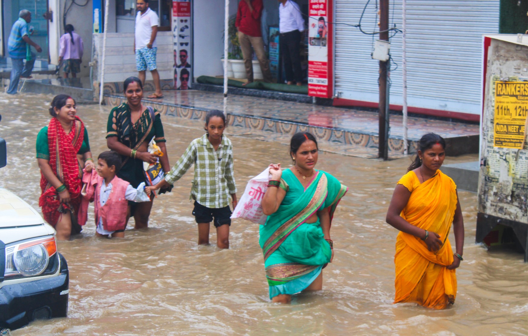 Ganga’s rising waters flood Varanasi homes amid relentless rainfall