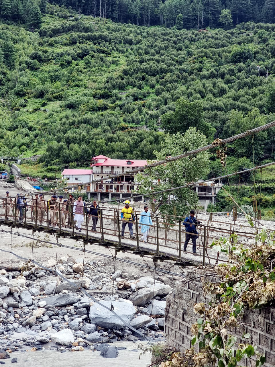 Mobile network restored in Harsil; evacuation and rescue ops continue in rain-hit Uttarkashi