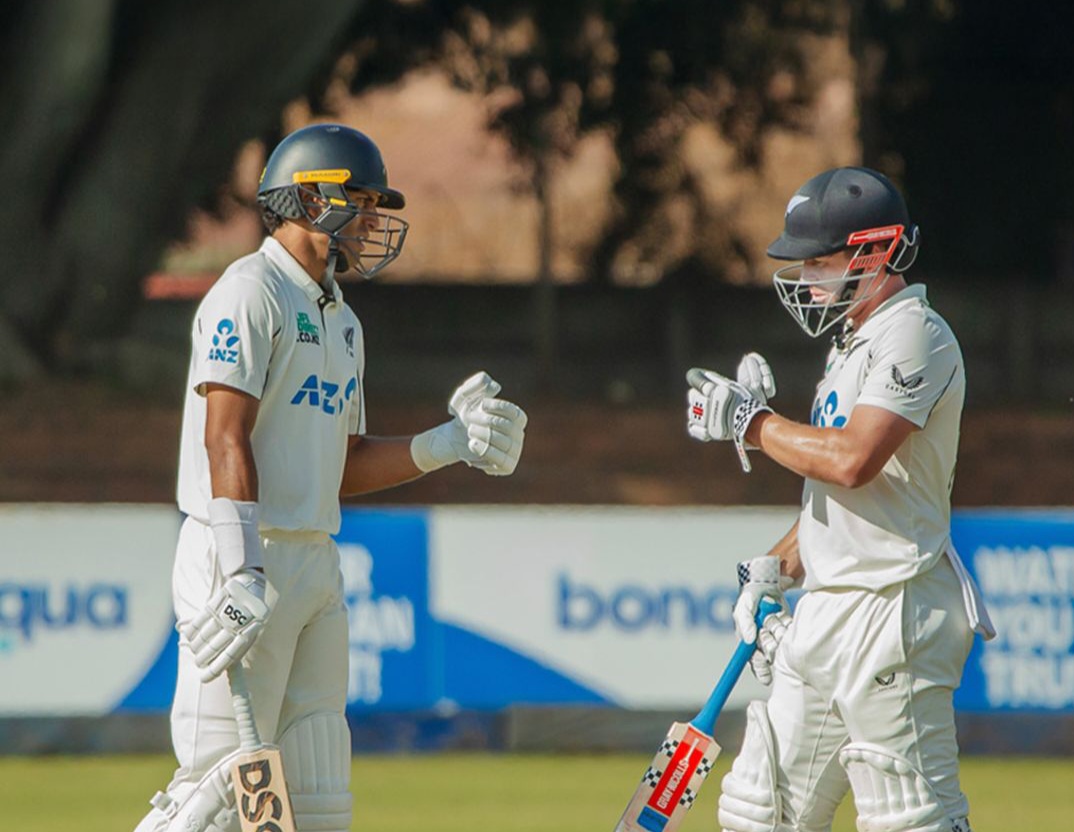 Kiwis post 601/3, lead by 476 against Zimbabwe after three batters hit 150-plus in Bulawayo