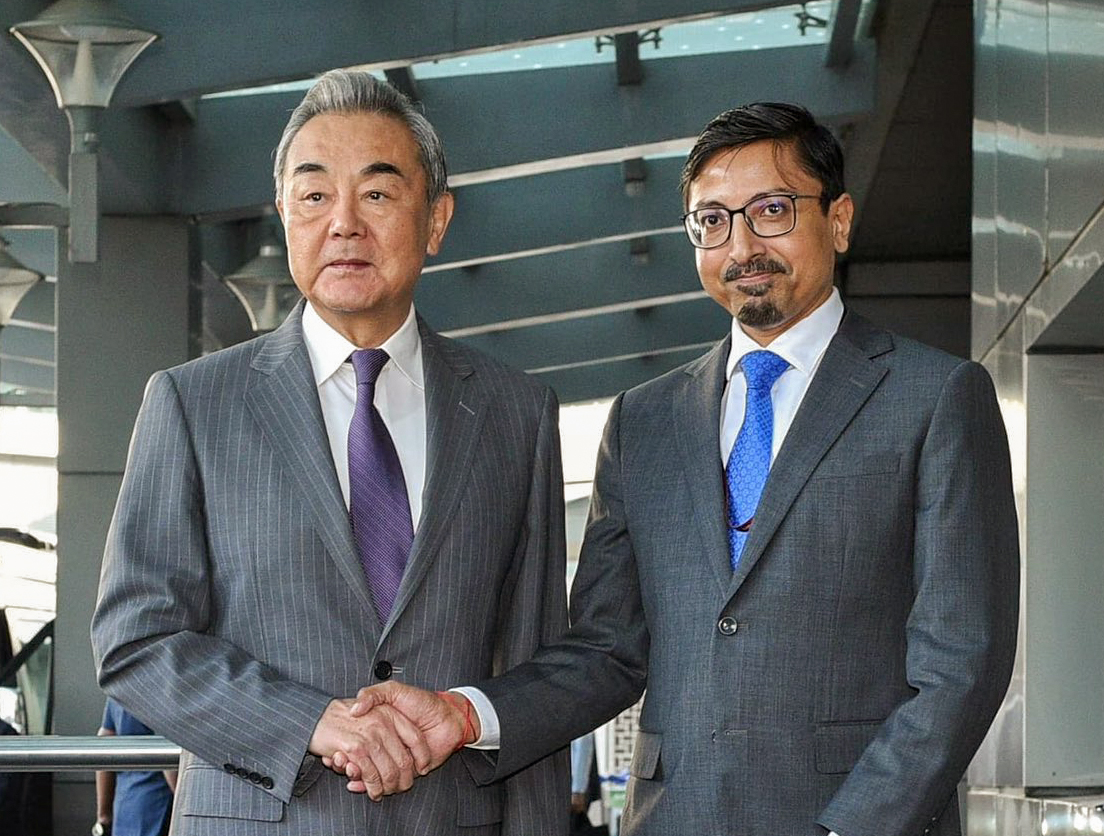 Chinese Foreign Minister Wang Yi arrives in New Delhi