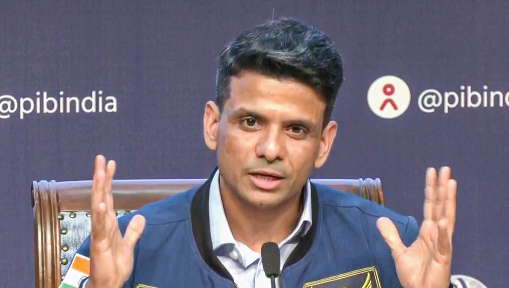 I thank the govt for conceiving the mission and finally making it happen: Shubhanshu Shukla