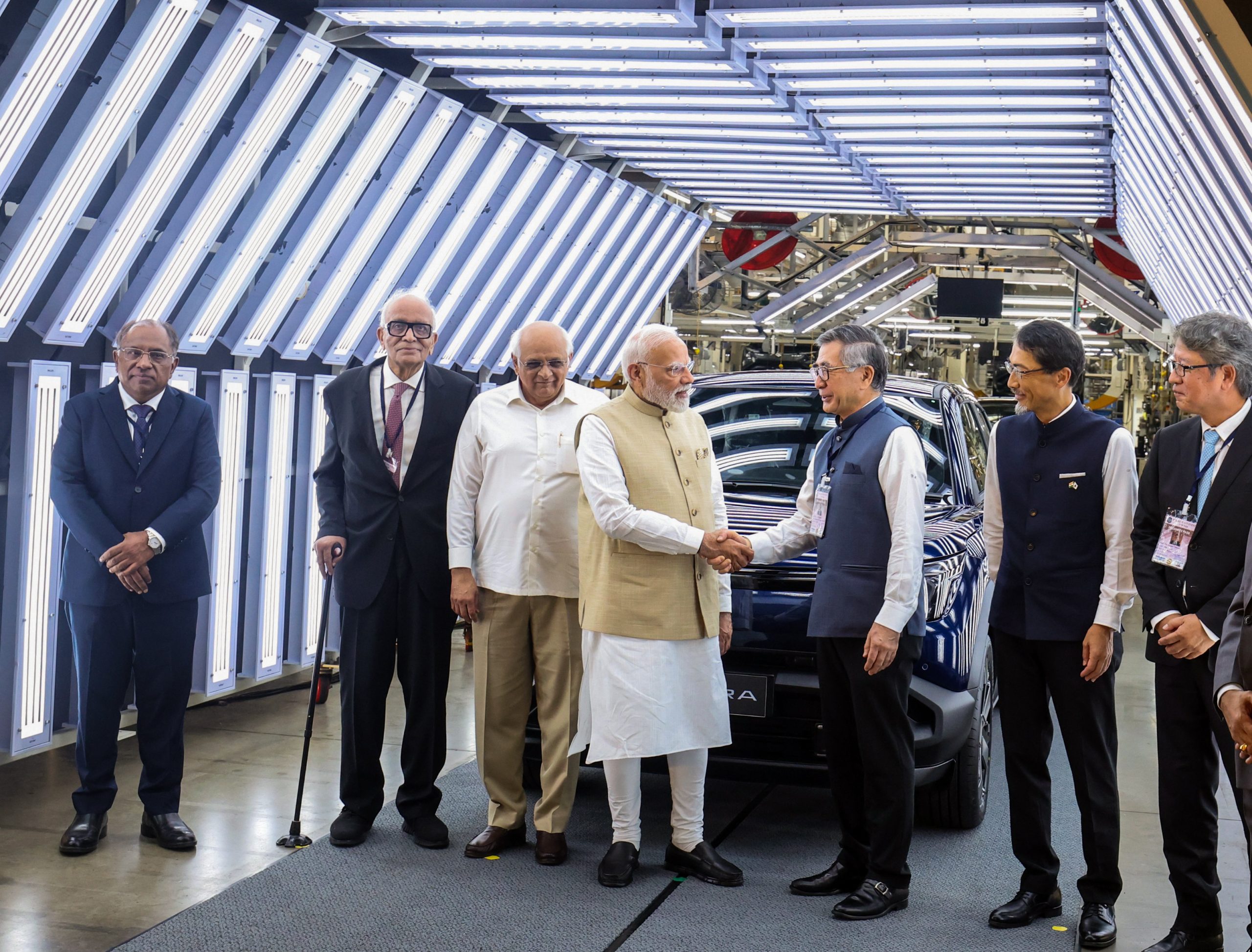 Made in India, Made for the World: PM launches Maruti-Suzuki e VITARA, lithium battery facility