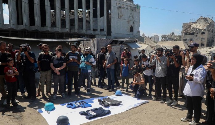 India expresses ‘deep regret’ over killing of journalists in Gaza