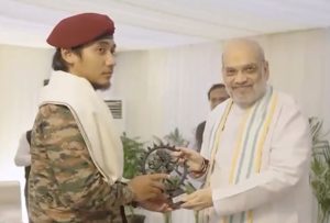 HM Amit Shah felicitates security personnel involved in Op Mahadev, praises their bravery