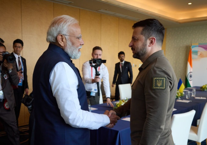 Zelensky thanks PM Modi for I-Day greetings, seeks India’s role in ensuring “lasting peace”
