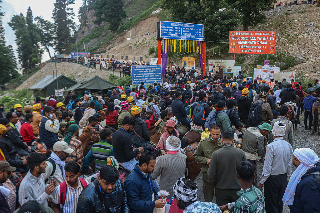 Amarnath Yatra suspended from Jammu for second day; over four lakh pilgrims have visited so far