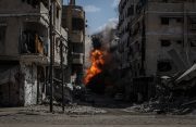 Israel bombards Gaza City overnight; Hamas leader due in Cairo in bid to salvage ceasefire talks