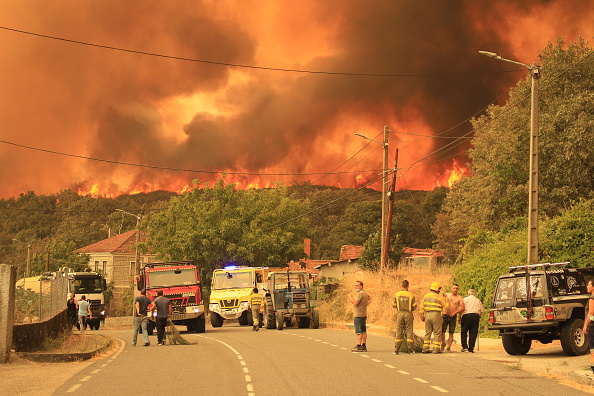 Pilgrimage route cut as Spanish wildfires spread to Picos de Europa mountains