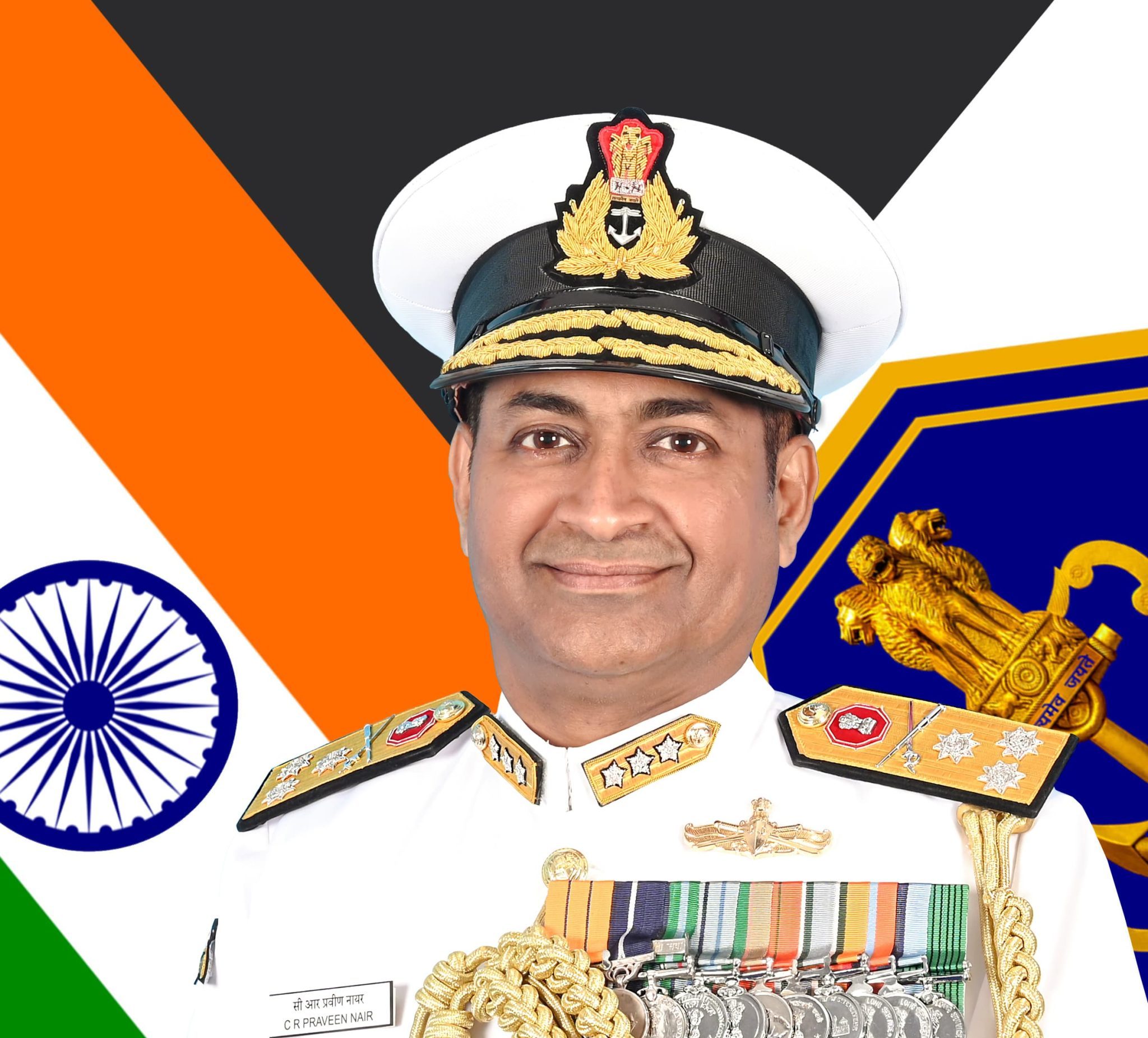 Vice Admiral CR Praveen Nair assumes charge as Controller Personnel Services