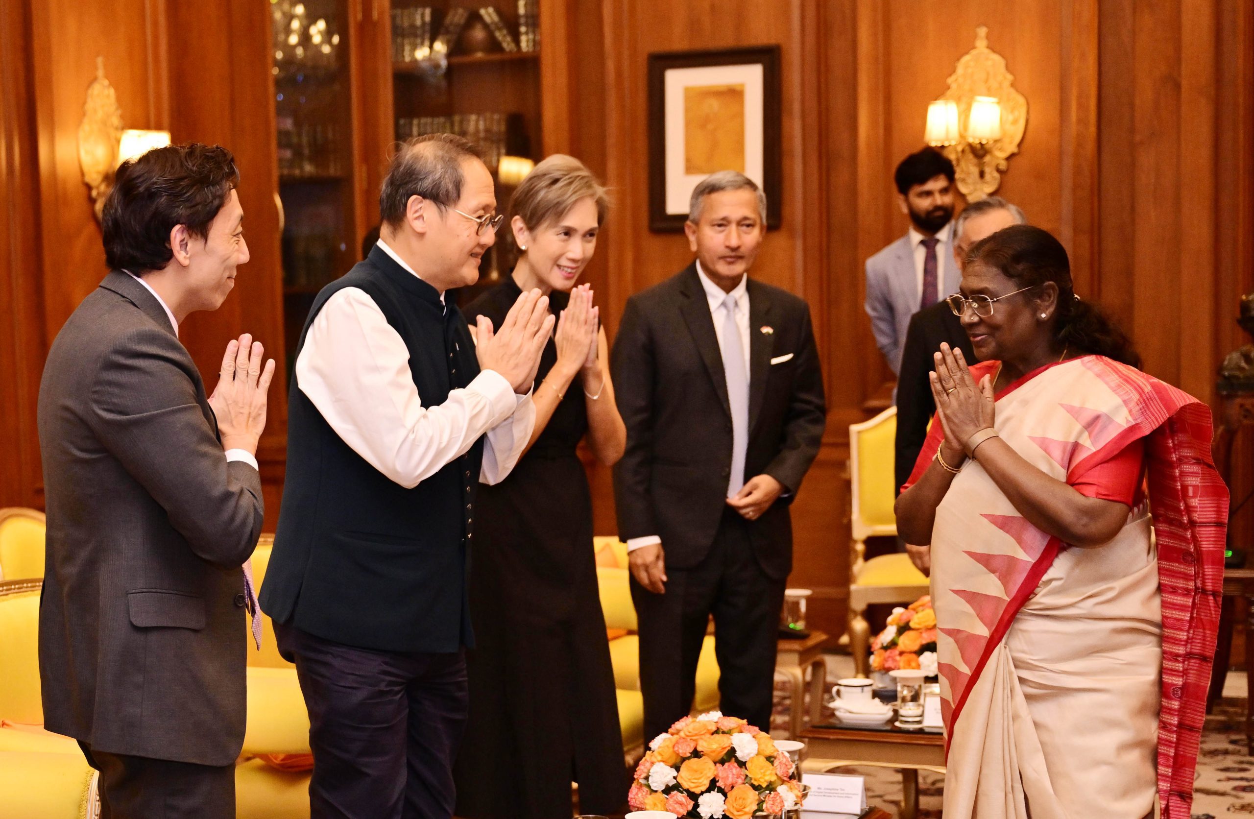 Singapore Deputy PM calls on President Murmu, strengthens India-Singapore ties