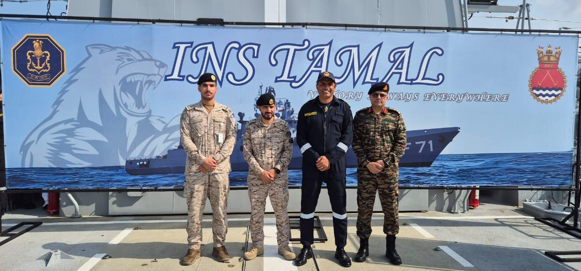 Indian Naval Ships Tamal and Surat Visit Jeddah to Strengthen Defence Ties
