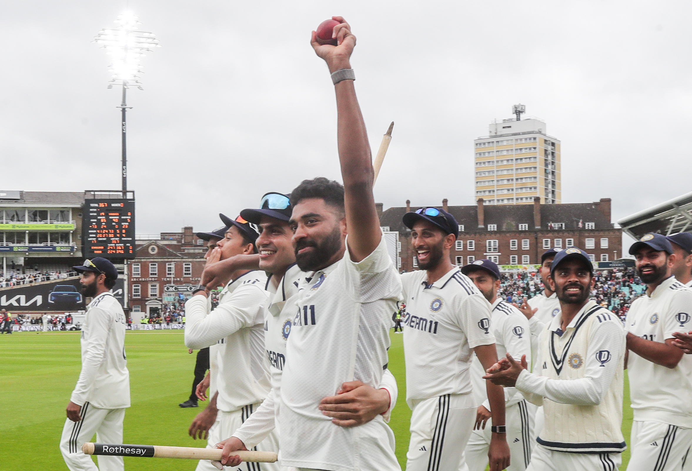 Team India’s Oval win lifts them to third in WTC standings