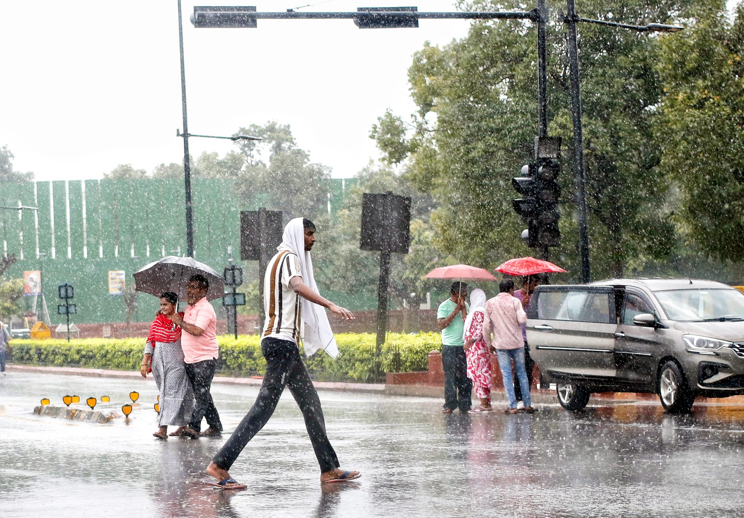 Several parts of Delhi, Haryana, Mumbai, J&K, Rajasthan face spell of heavy rain