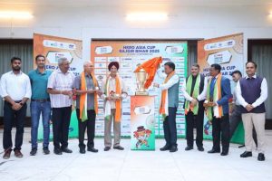 Mandaviya unveils Hockey Asia Cup 2025 trophy, Bihar gears up for first-ever international tournament