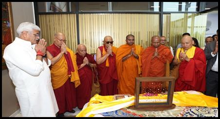 India’s sacred Buddhist Relics return after 127 Years