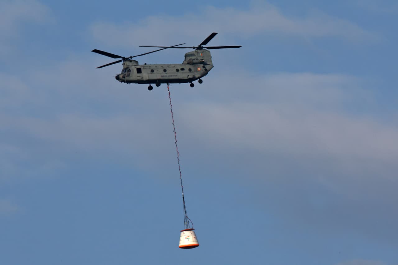 Gaganyaan mission: ISRO aces air drop test