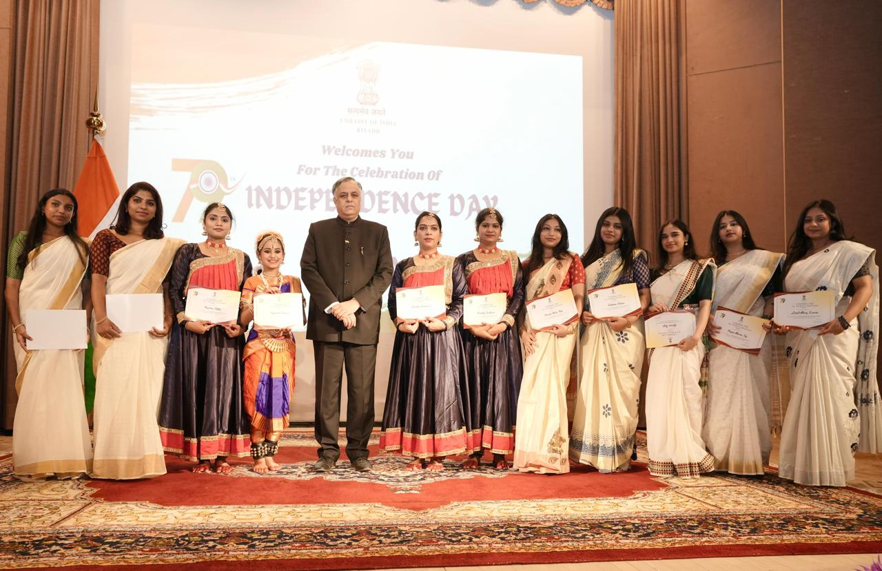 Indian Embassy in Riyadh celebrates 79th Independence Day with thousand-strong gathering