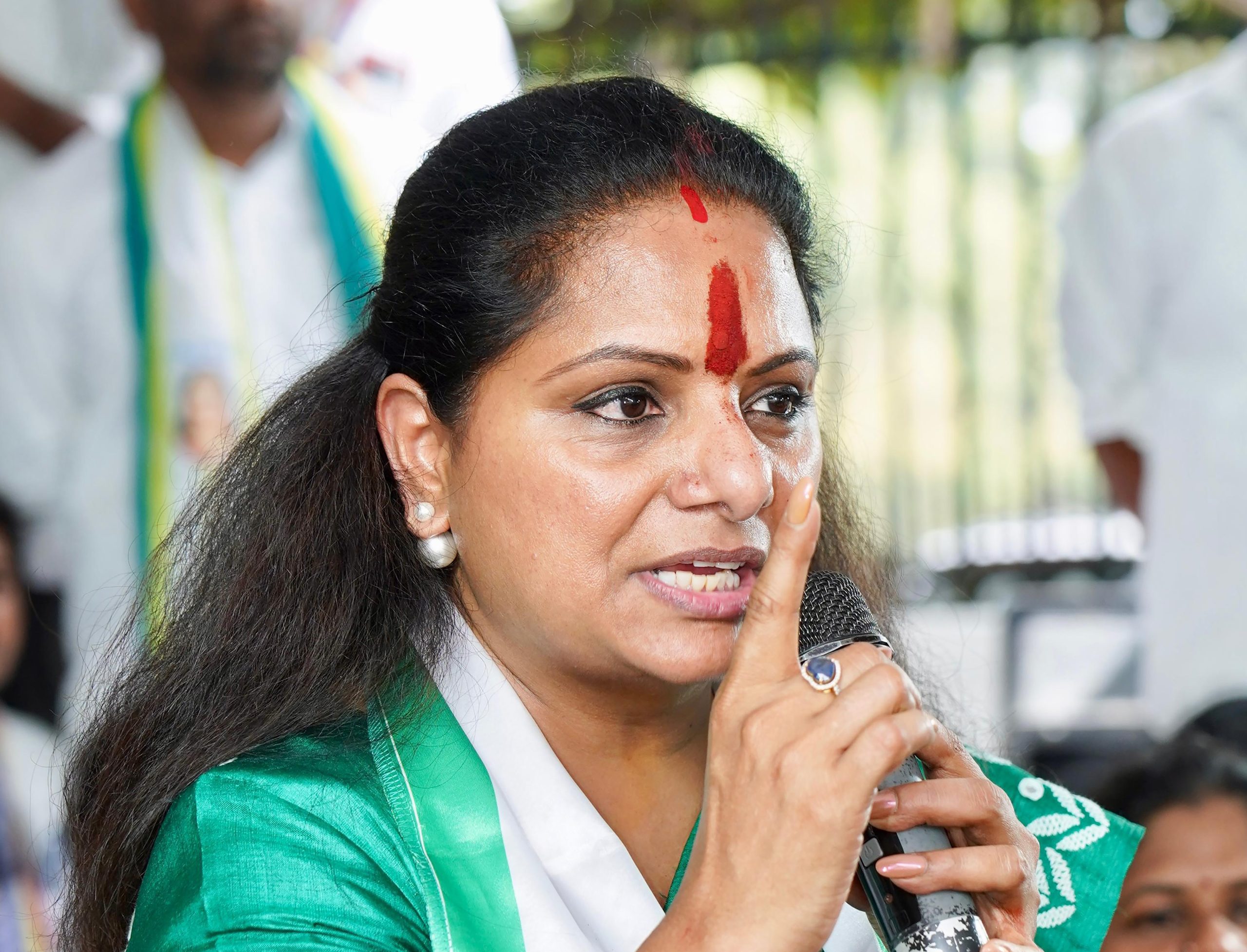 KCR’s daughter Kavitha suspended from BRS for anti-party activities