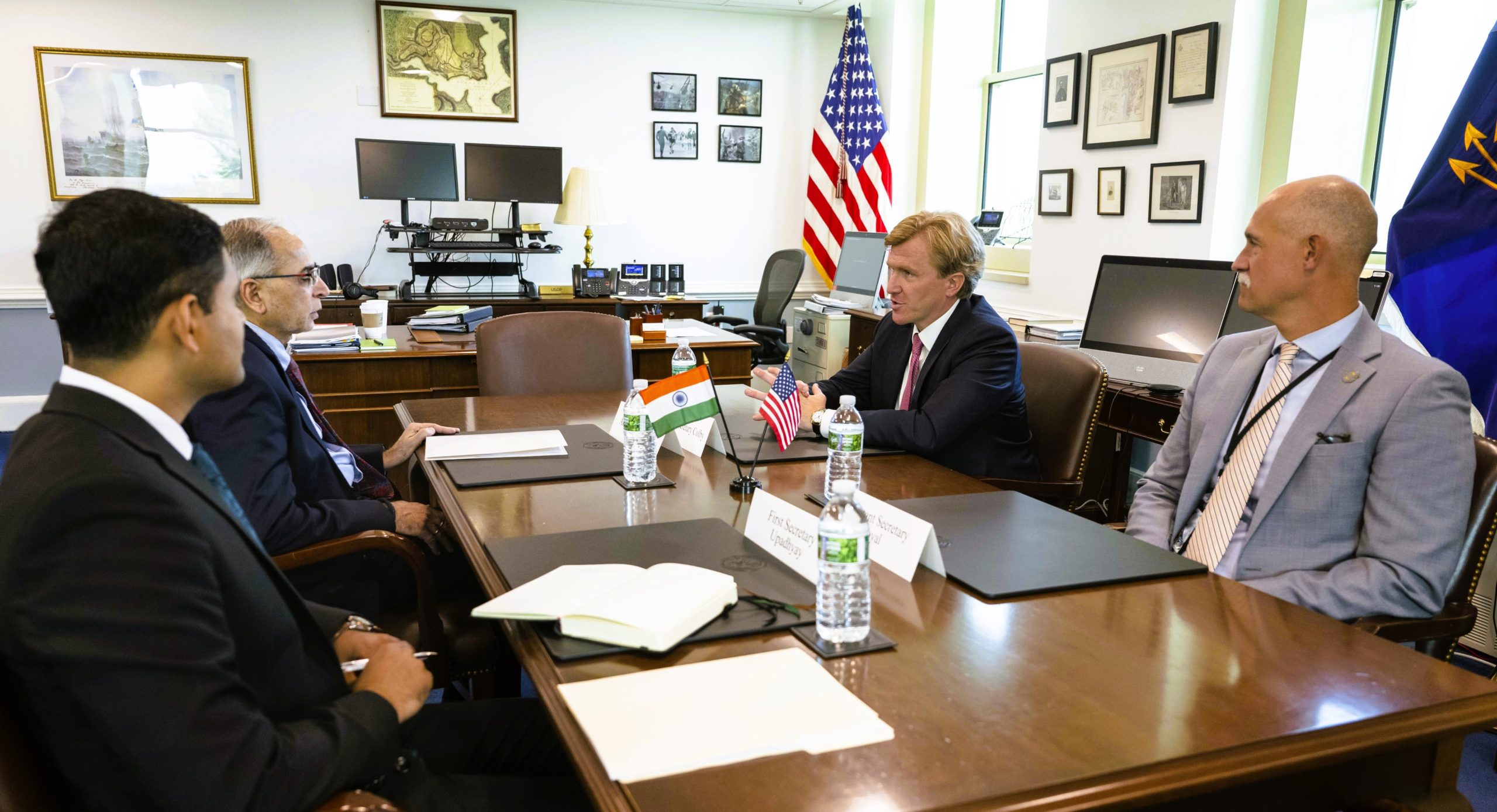 Indian envoy holds talks with senior Pentagon official on defence cooperation