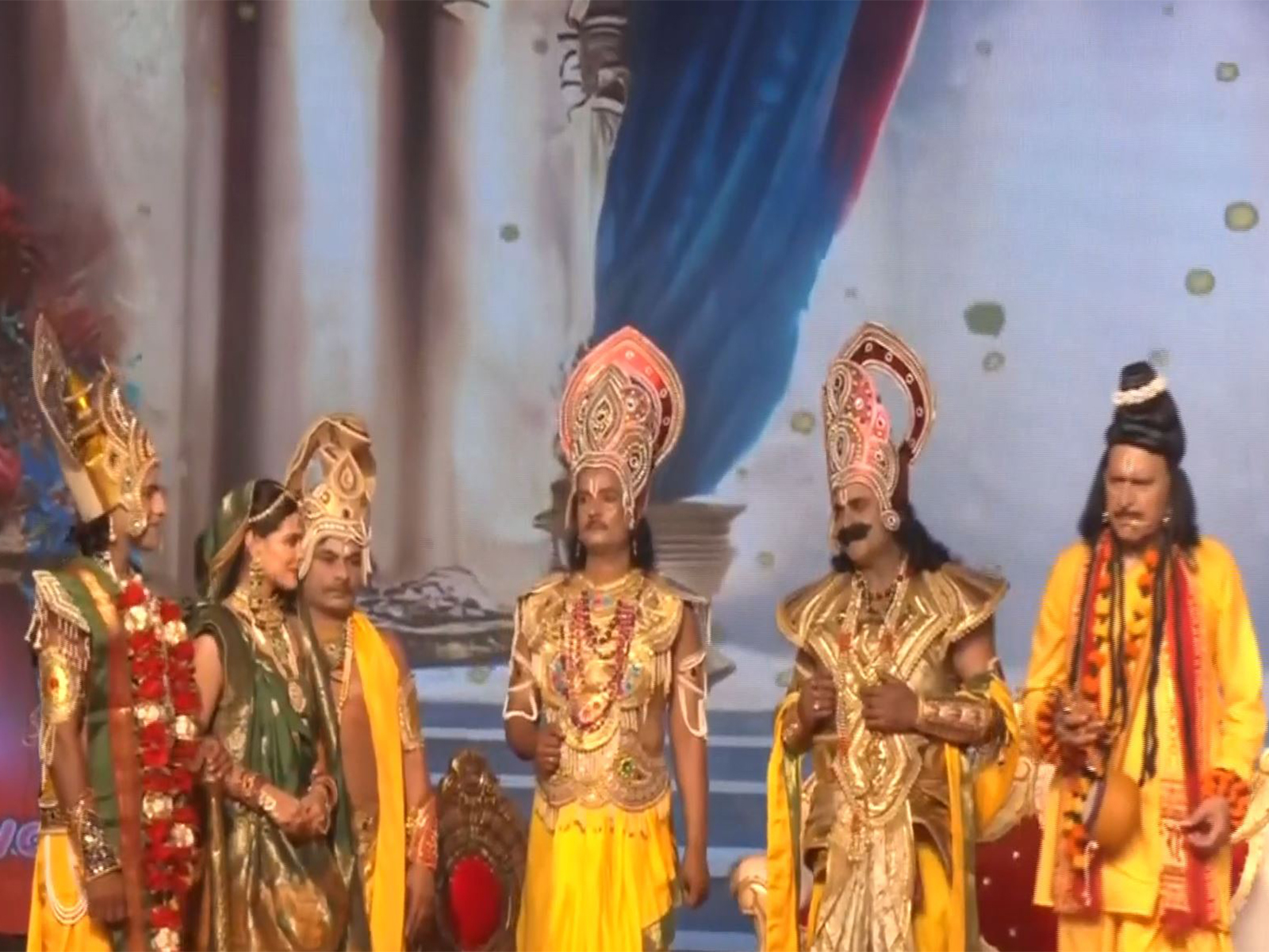 Ayodhya’s Ramleela begins with grandeur, actors portray divine roles