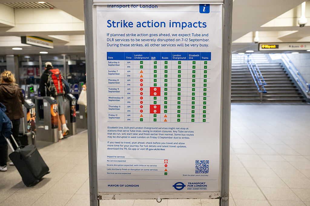 London’s Tube network shuts as workers begin week of strikes