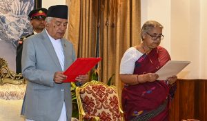 Nepal sets March elections after naming interim prime minister